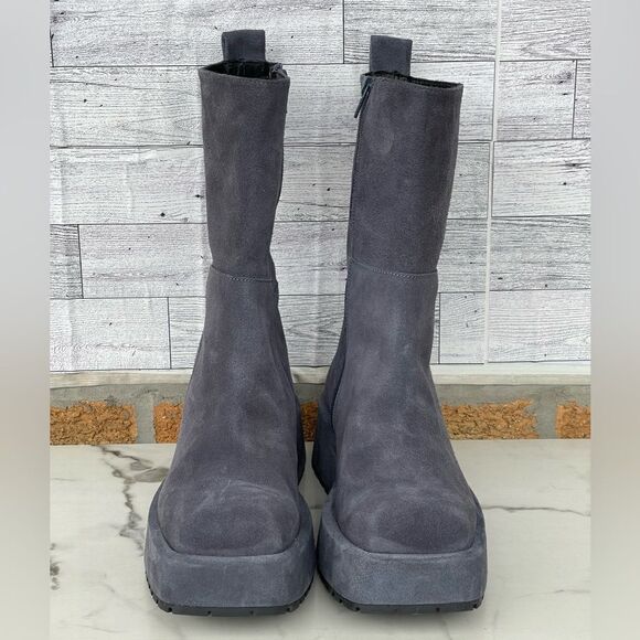 Equitare Nilton pewter suede boot size 38/8 - Picture 3 of 13